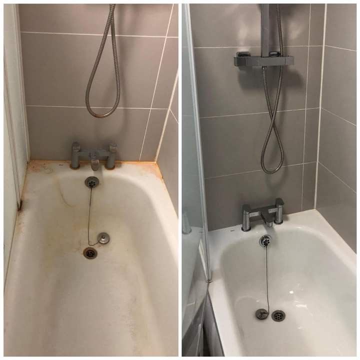 Bathtub stain removal